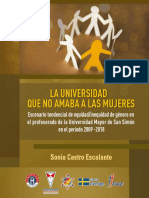 Universidad Que No Amaba A Las Mujeres - Castro PDF