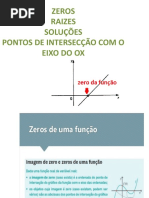 ZEROS DE UMA FUNÇÃO