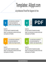 Numbered Text Box PowerPoint Diagram Template