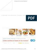 ¿Cómo sustituir el huevo en las recetas_ _ PequeRecetas