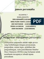 Manajemen Personalia