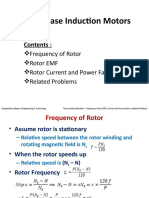 3ph IM - Freq Emf CT and PF - Problems