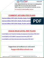 Current Affairs PDF Plans
