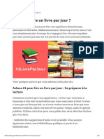 Comment Lire Un Livre Par Jour - Blog de Pandanote