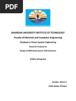 Addisu M Research Proposal