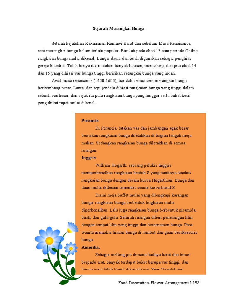 Sejarah dan Prinsip Rangkaian Bunga | PDF | Griya & Taman | Sains ...