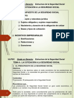 Tema 4. - La Cotización A La Seguridad Social