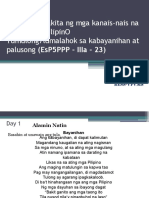 Grade 5 PPT - ESP - Q3 - W2