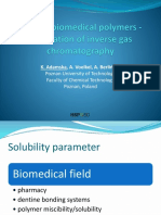 Adamska, K. Et Al. HSP For Biomedical Polymers-Application of Inverse Gas Chromatography