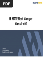 Hi MATE Fleet Manager Manual v.00: Moving You Moving You Moving You Moving You