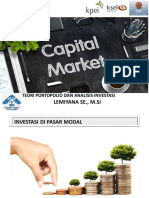 Teori Portopolio dan Analisis Investasi