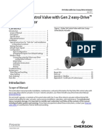Fisher D4 Control Valve With Gen 2 Easy-Drive Electric Actuator