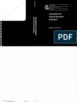 1997) Goovaerts PDF | PDF | Statistics | Scientific Method