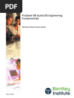 ProSteel V8i AutoCAD Engineering Fundamentals TRN015720-1-0003 PDF