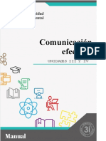 Manual de Comunicación Efectiva - Unidades III y IV