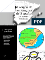 Origen lenguas España: perromana