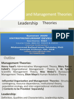 BBA-ED-Week 5.1.2 Management, Organizational and LeadershipTheories