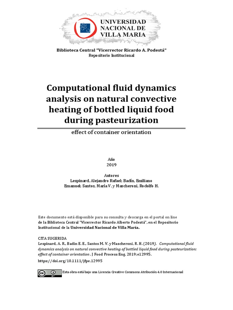 Lespinard Et Al2019Journal of Food Process Engineering PDF Shear Stress Viscosity