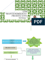 TPM "Mantenimiento Productivo Total"