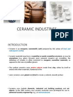 Ceramic Industries: Lecture By: Engr. Mina Arshad