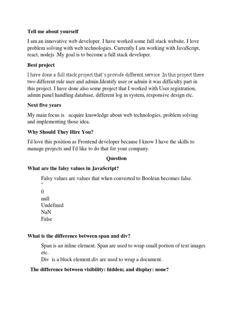 Interview Question | PDF | Software Engineering | Computer Programming
