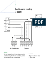 Conventional Heating and Cooling (Up To 2 Stages Each) : Wiring Diagram