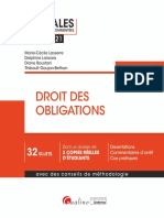 Corrigé - Droit Des Obligations