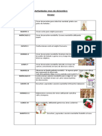 Actividades Mes de Diciembre Kinder