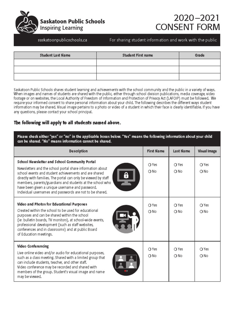 Student Information Sharing Consent Form | PDF | Social Media | Popular ...