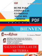 SALSAS CRIOLLAS: PROYECTO PARA LA COMUNIDAD MI CABAÑA