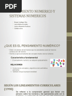PENSAMIENTO NUMERICO Y SISTEMAS NUMERICOS