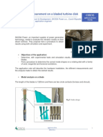 Dynamic vibration analysis of a steam turbine bladed disk