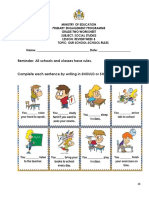 Grade 2 Social Studies Week 8 Review