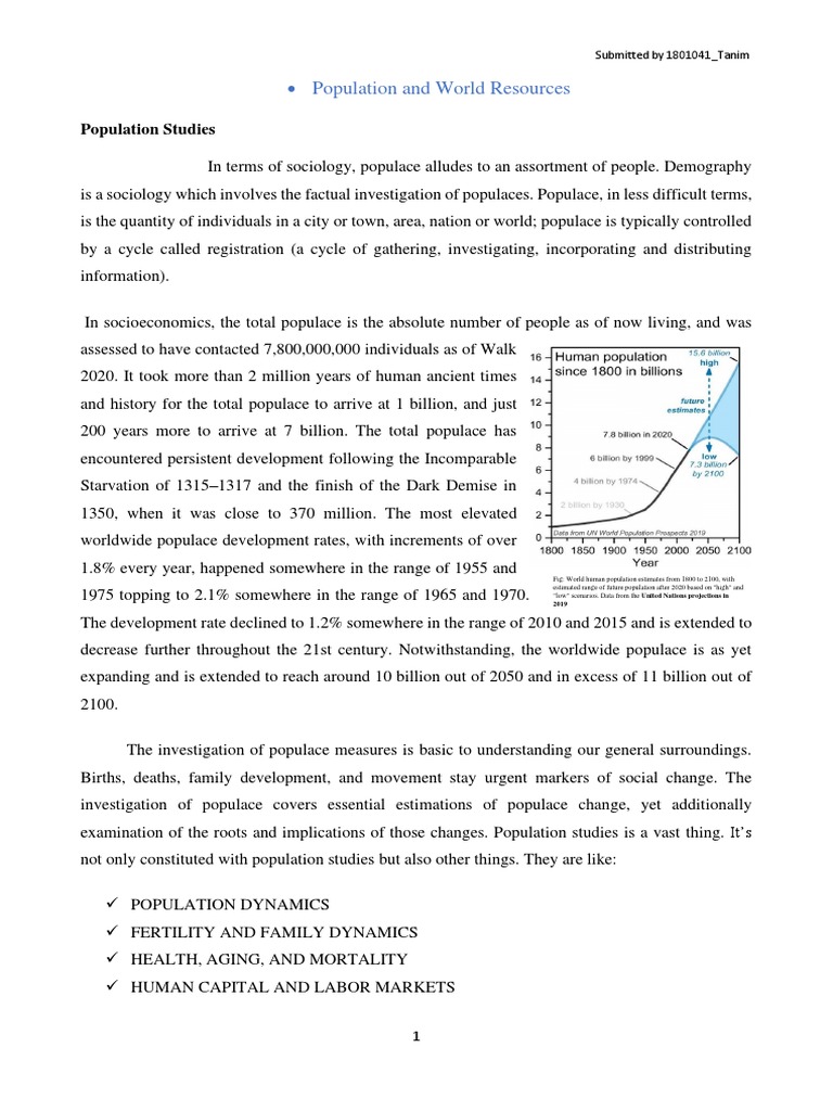 Population Growth and Resource Impact | PDF | Unemployment | Social Science