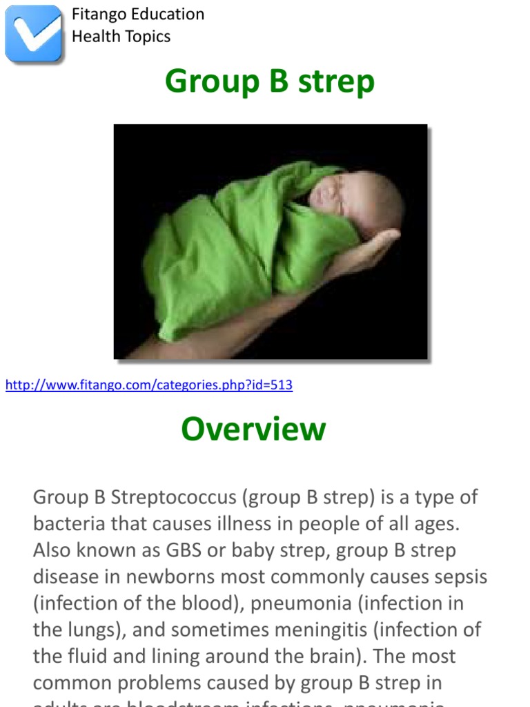 Understanding Group B Strep in Newborns | PDF | Pregnancy | Childbirth
