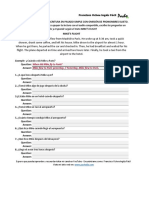 Lección 52 - Ejercicio de Escritura en Pasado Simple Con Omision de Pronombres Sujeto