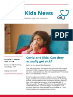 Virtual Kids News: Covid and Kids: Can They Actually Get Sick?
