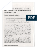 Journeys From The Horizons of History: Text, Trial and Tales in The Construction of Narratives of Pain