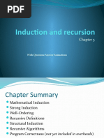 Induction and Recursion: With Question/Answer Animations
