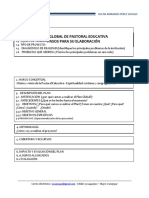 1.5 Plan Global de Pastoral Educativa - Pasos para Elaborar