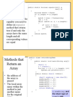 Testing Two Arrays For Equality