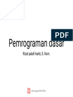 Pemrograman Dasar PDF