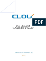 CL7206C4 RFID Reader User Manual of