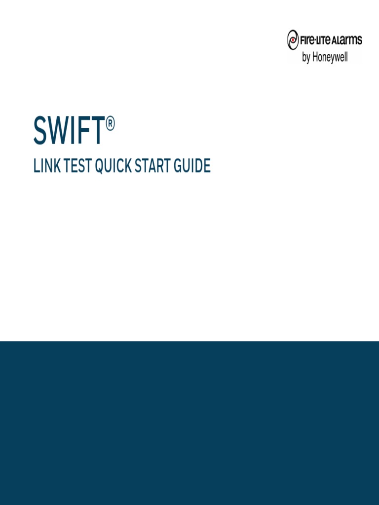 Swift®: Link Test Quick Start Guide | PDF | Swift (Programming Language ...