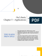 On Liberty Chapter 5 - Applications: John Stuart Mill