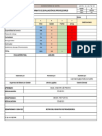 C&HR Eirl - Sig - Log - For - 001 Formato de Evaluacion de Proveedores