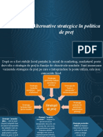 Alternative Strategice În Politica de Preț