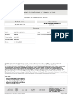 Constancia de no afiliación al ISSSTE