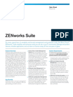 Zenworks Suite: Data Sheet