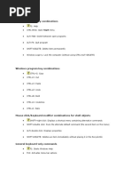 Windows System Key Combinations